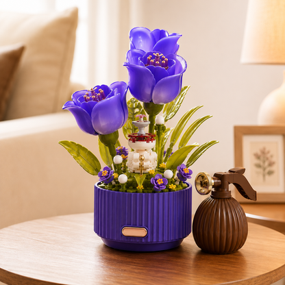 Purple Magical Flower set