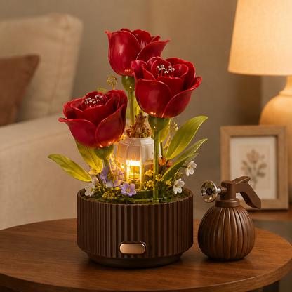 Red Magical Flower Set